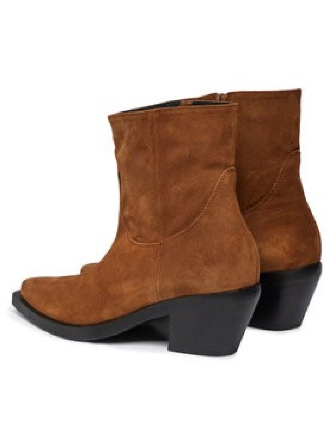 PINKO Botki Mozart Texano Al 23-24 BLKS1 102025 A0N8 Brązowy