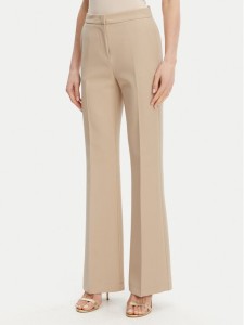 Maryley Spodnie materiałowe 25EB587/43PG Beżowy Regular Fit