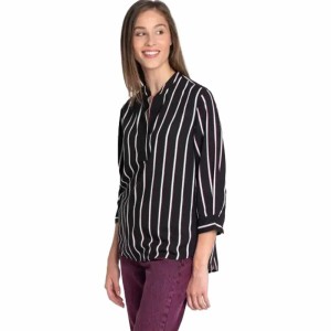 LEE BLOUSE DAMSKA KOSZULA MATERIAŁOWA W PASKI BLACK L46PAC01 112110953