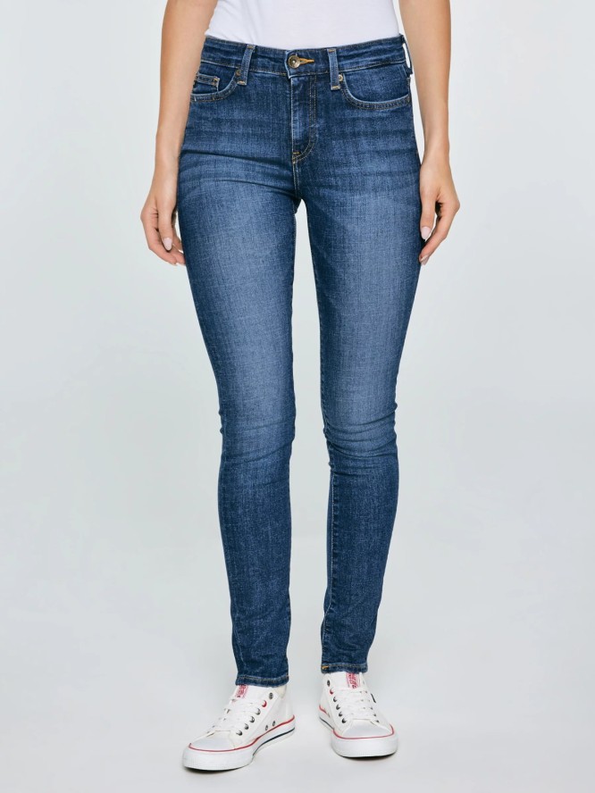 Jeansy damskie skinny granatowe Adela 512