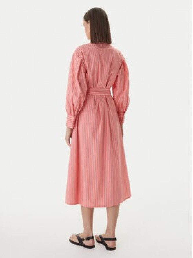 LOLA CASADEMUNT Sukienka koszulowa MS2616039 Koralowy Regular Fit