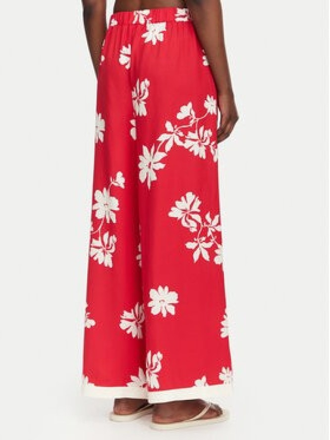 Seafolly Spodnie materiałowe Mayflower 55737-PA Czerwony Wide Leg