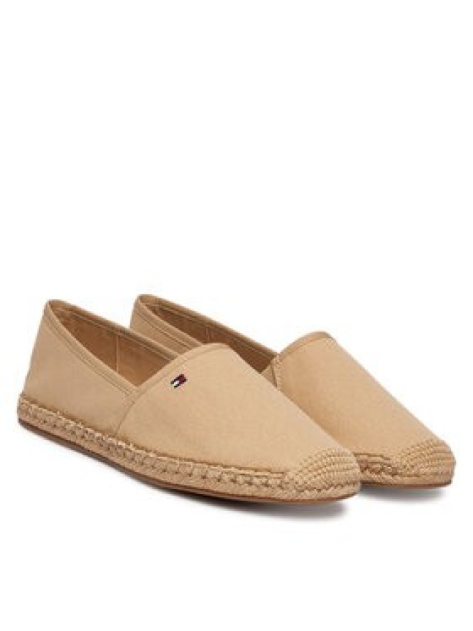 Tommy Hilfiger Espadryle Flag Canvas Espadrille FW0FW08541 Beżowy