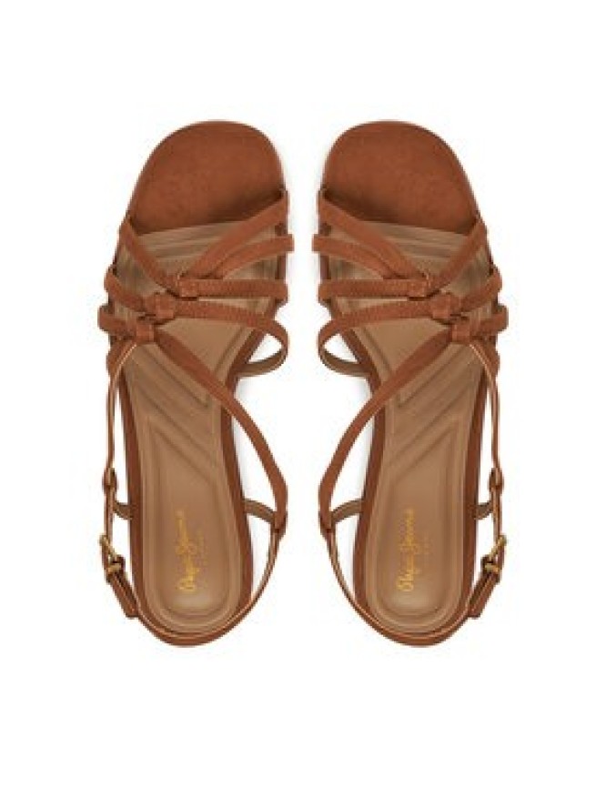 Pepe Jeans Sandały PLS90703 Brązowy