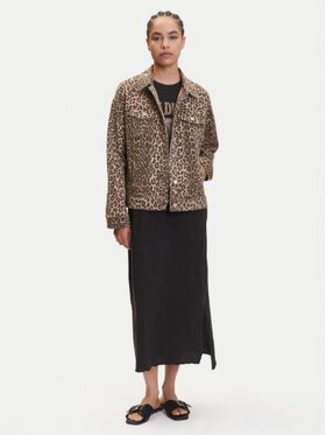 Vero Moda Kurtka jeansowa Tessa 10329961 Brązowy Oversize