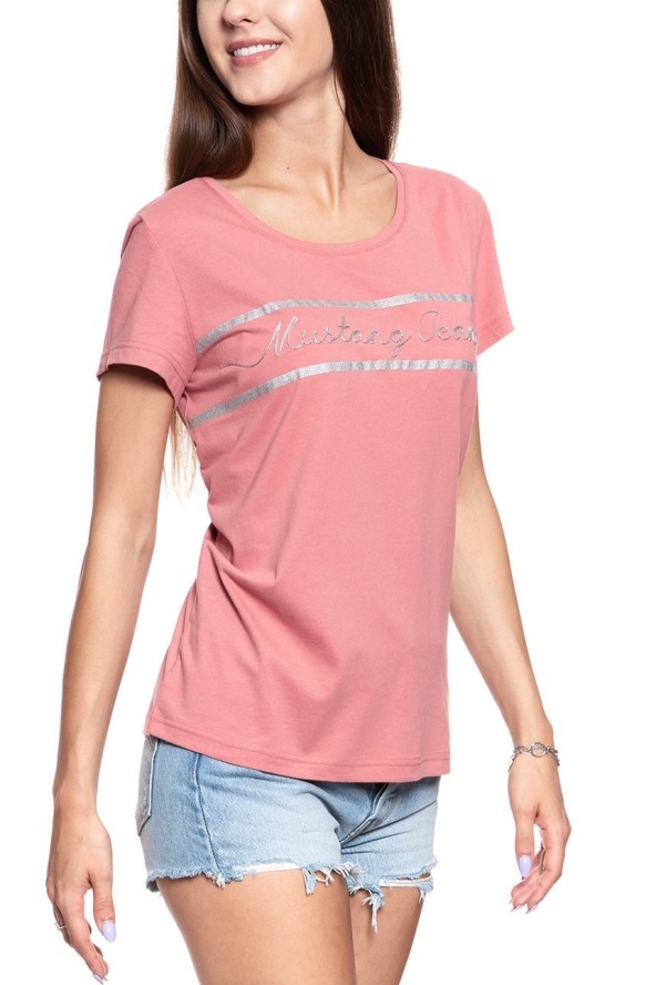 MUSTANG T SHIRT DAMSKI Alina C Print Canyon Rose 1008945 8187