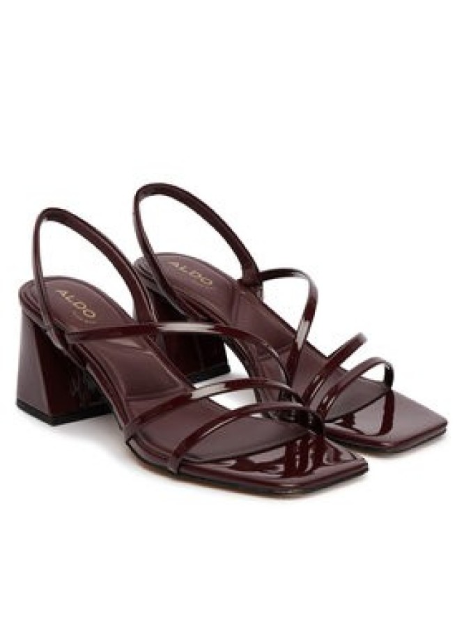 Aldo Sandały Atlanticus 14190608 Bordowy