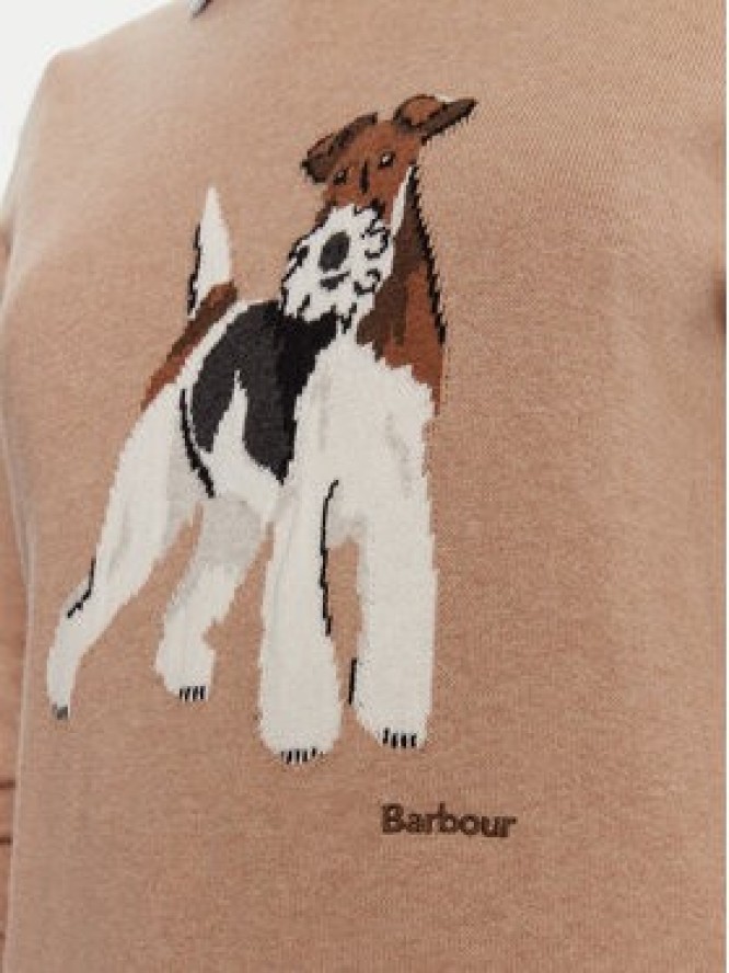 Barbour Sweter Fareham LKN1688BE12 Beżowy Regular Fit