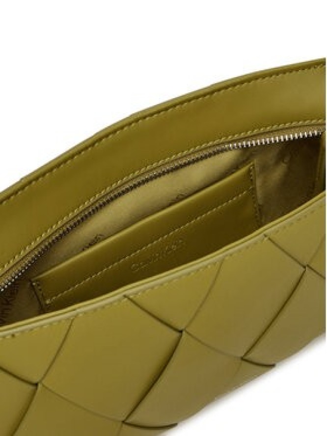 Calvin Klein Torebka Ck Woven Elongated Shoulder Bag K60K612992 Zielony