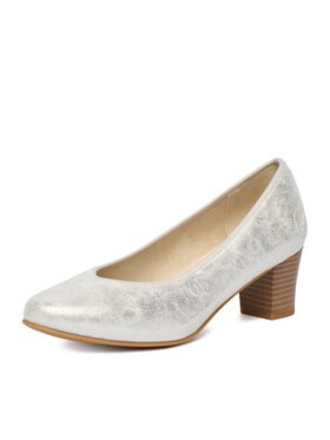 Rieker Czółenka 44650-90 Srebrny