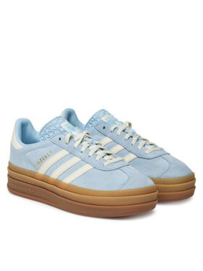 adidas Sneakersy Gazelle Bold JQ7776 Niebieski