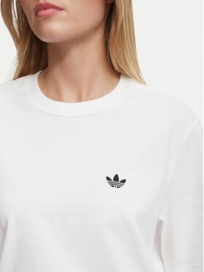 adidas T-Shirt Essentials Loose KQ6722 Biały Regular Fit
