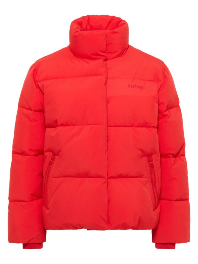 Mustang Kurtka pikowana w kolorze czerwonym rozmiar: M