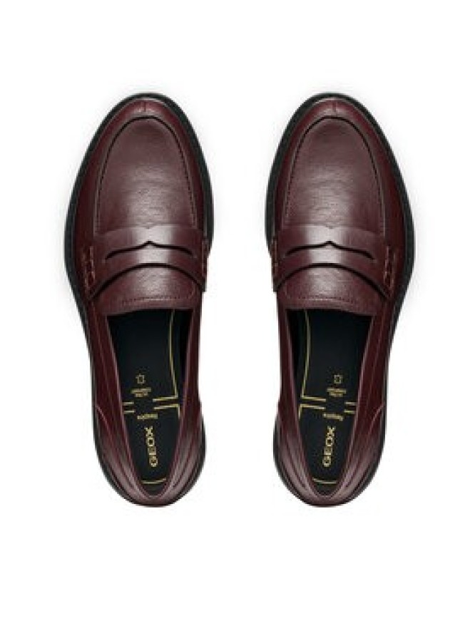 Geox Mokasyny D Walk Pleasure D36TGF 00081 C7011 Bordowy