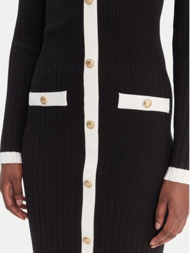 Guess Sukienka dzianinowa W6RK38 Z3HP2 Czarny Regular Fit