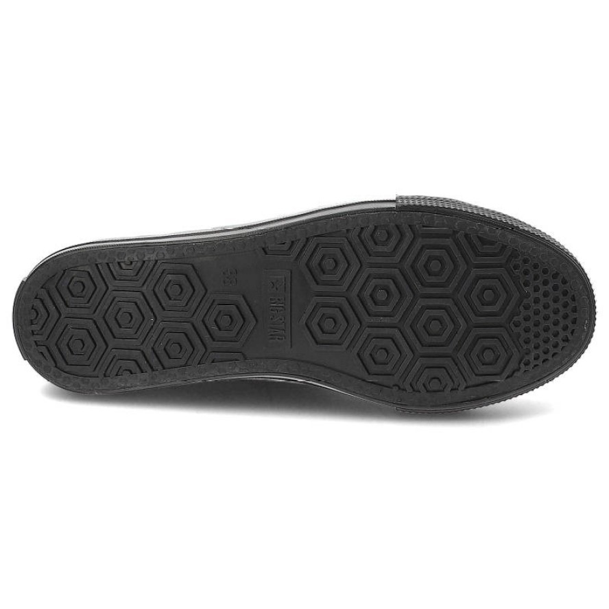 Czarne Trampki Big Star Modne Buty Damskie