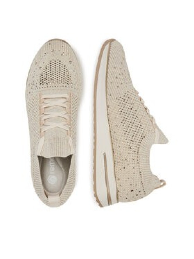 Remonte Półbuty D1G12-60 Écru