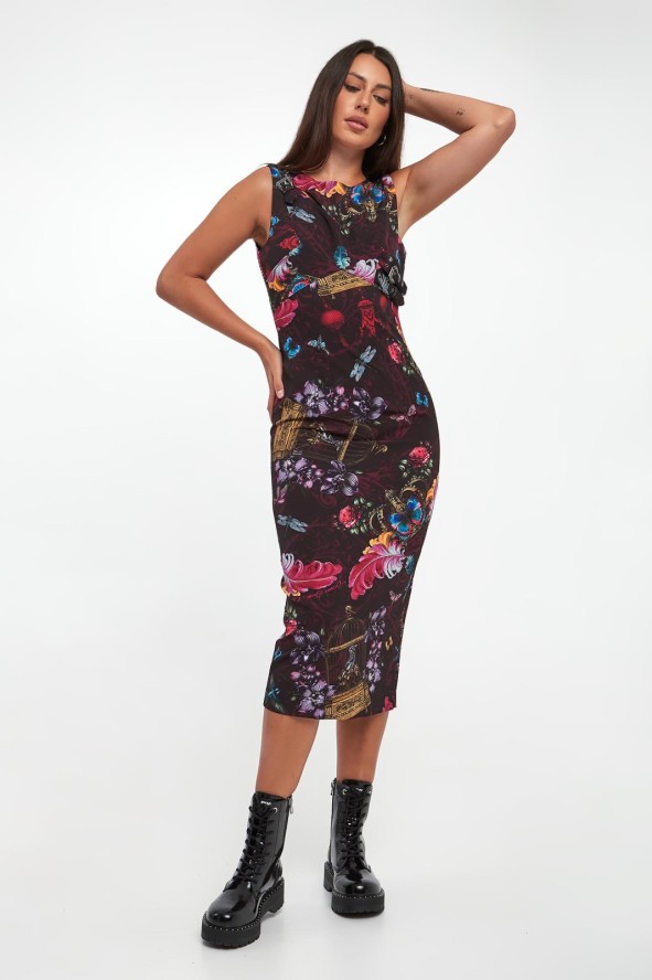 Sukienka midi VERSACE JEANS COUTURE