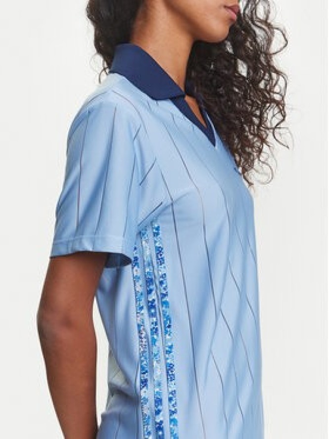 adidas Sukienka codzienna Liberty London Tonal Football JC5313 Niebieski Regular Fit