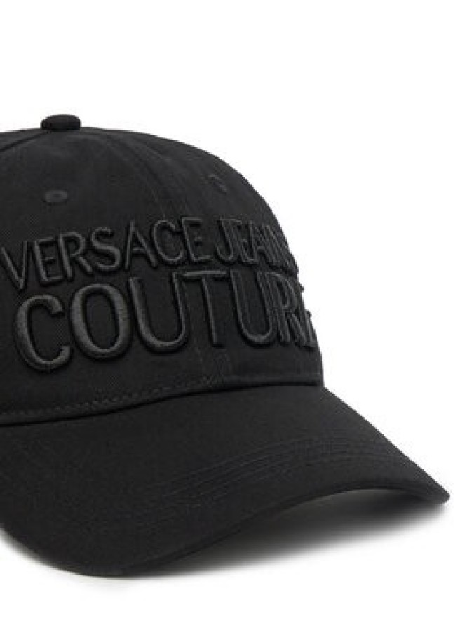 Versace Jeans Couture Czapka z daszkiem 78VAZK32 Czarny