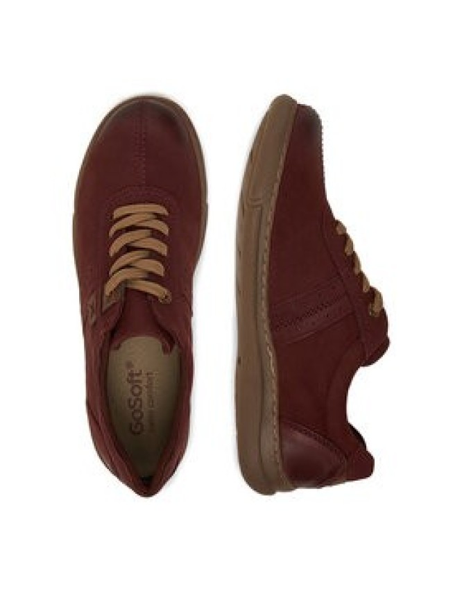 Go Soft Półbuty CEO-WI23-YUMA-03 Bordowy