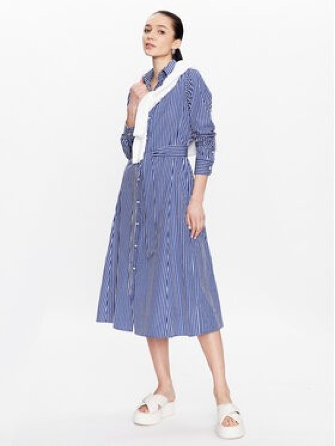 Polo Ralph Lauren Sukienka koszulowa 211891430001 Granatowy Regular Fit
