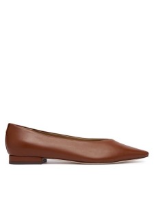 LAUREN RALPH LAUREN Baleriny Audri 802P18411004 Brązowy