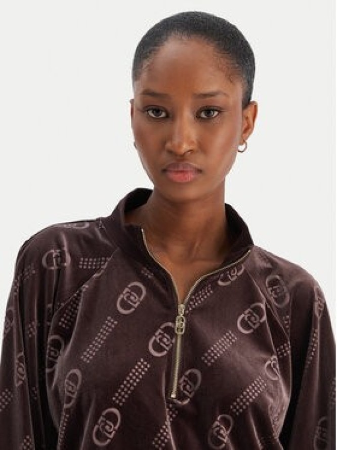 Liu Jo Sport Bluza TF5110 J4955 Brązowy Relaxed Fit