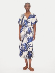 Vero Moda Sukienka letnia Vina 10327430 Beżowy Relaxed Fit