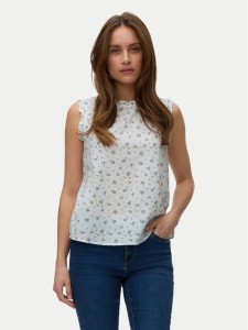 Vero Moda Top Trine 10342734 Biały Regular Fit