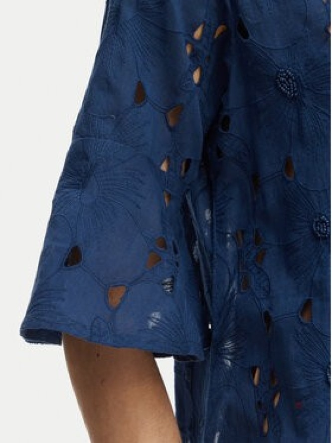 Iconique Sukienka letnia Romina IC26-003 Niebieski Relaxed Fit