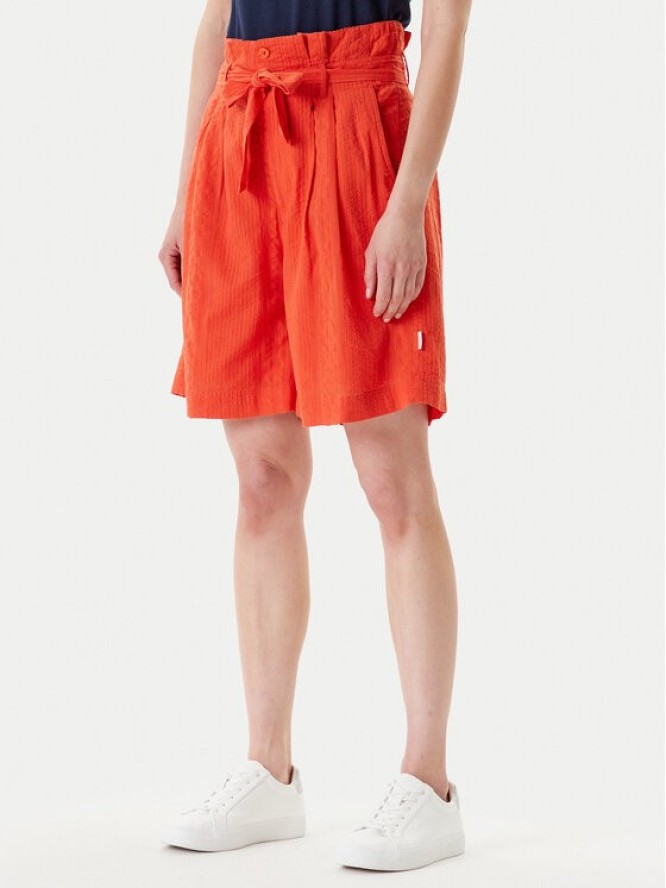 Mustang Szorty materiałowe Darrah 1016586 Pomarańczowy Relaxed Fit