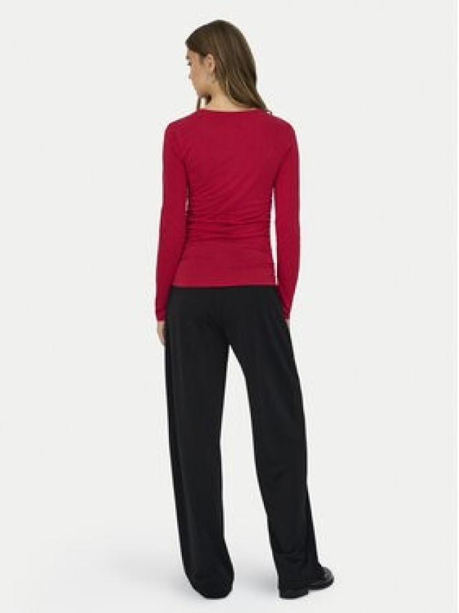 ONLY Bluzka Free Life 15365605 Czerwony Regular Fit