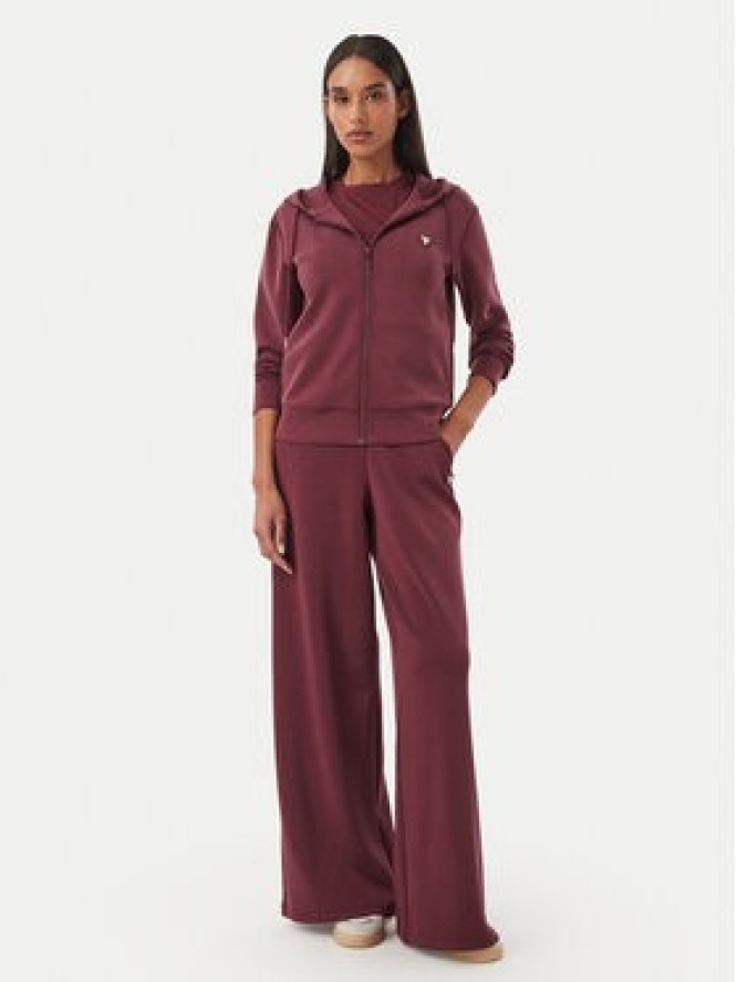 Guess Bluza V4YQ06 KCAY2 Bordowy Regular Fit