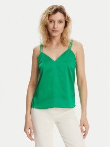 Morgan Top 242-OLAFI Zielony Slim Fit