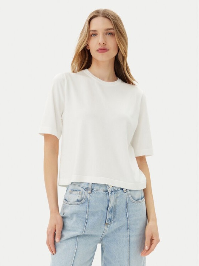 Vero Moda Sweter Silje 10320460 Biały Oversize