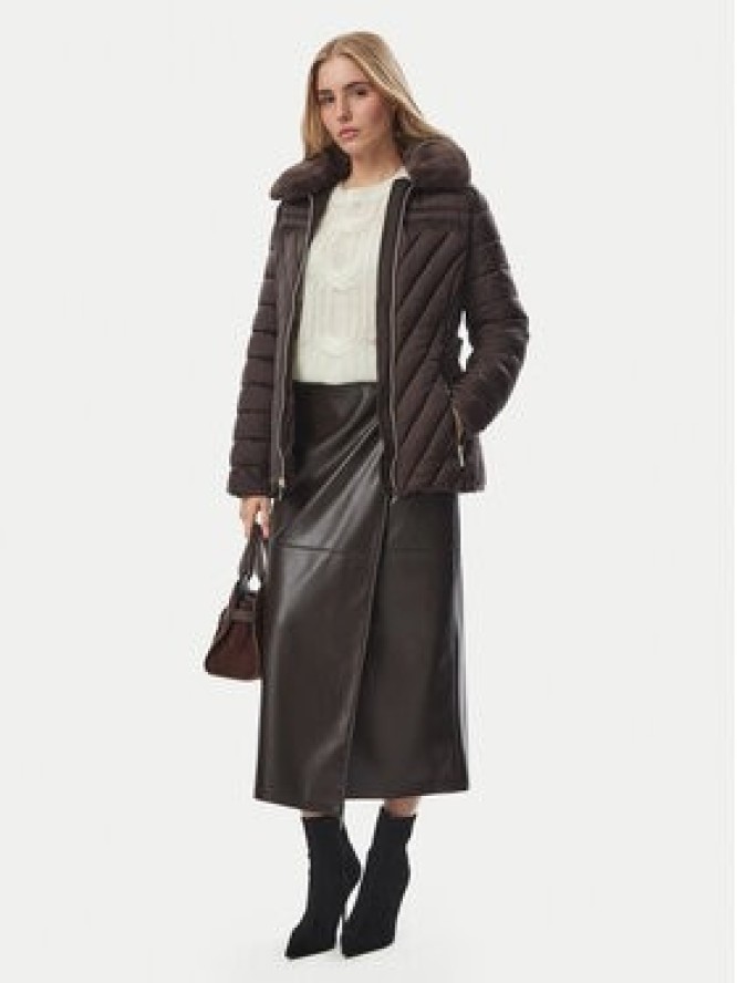 MICHAEL Michael Kors Kurtka zimowa 77A6945M42 Brązowy ciemny Slim Fit