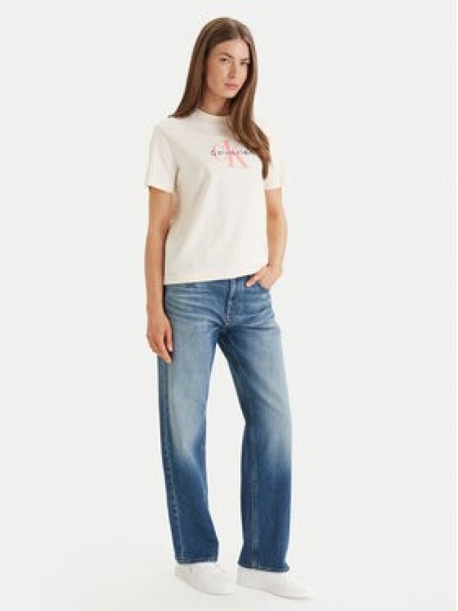 Calvin Klein Jeans Jeansy LV047F715G Szary Straight Fit