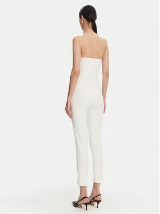 Elisabetta Franchi Kombinezon TU-039-51E2 Biały Regular Fit
