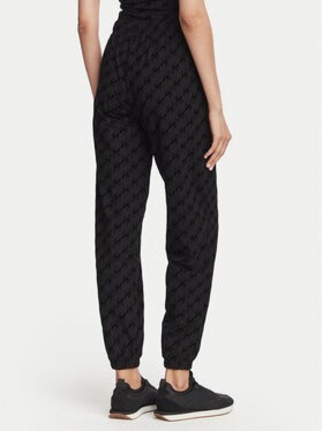 HUGO Spodnie dresowe Flokky 50566682 Czarny Relaxed Fit