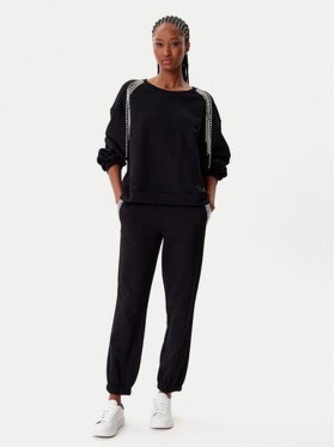 TWINSET Bluza 252LI2MCC Czarny Regular Fit