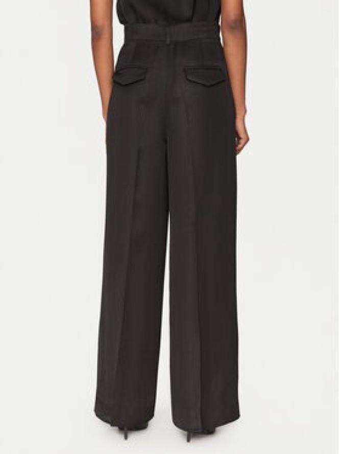 Marella Spodnie palazzo Pianosa 2515131041 Czarny Wide Leg