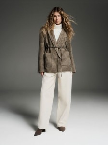 Jeansy balloon fit - kremowy