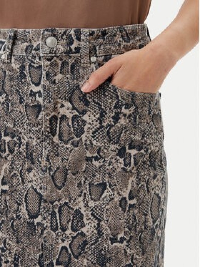 JOOP! Spódnica jeansowa 30044957 Brązowy Slim Fit