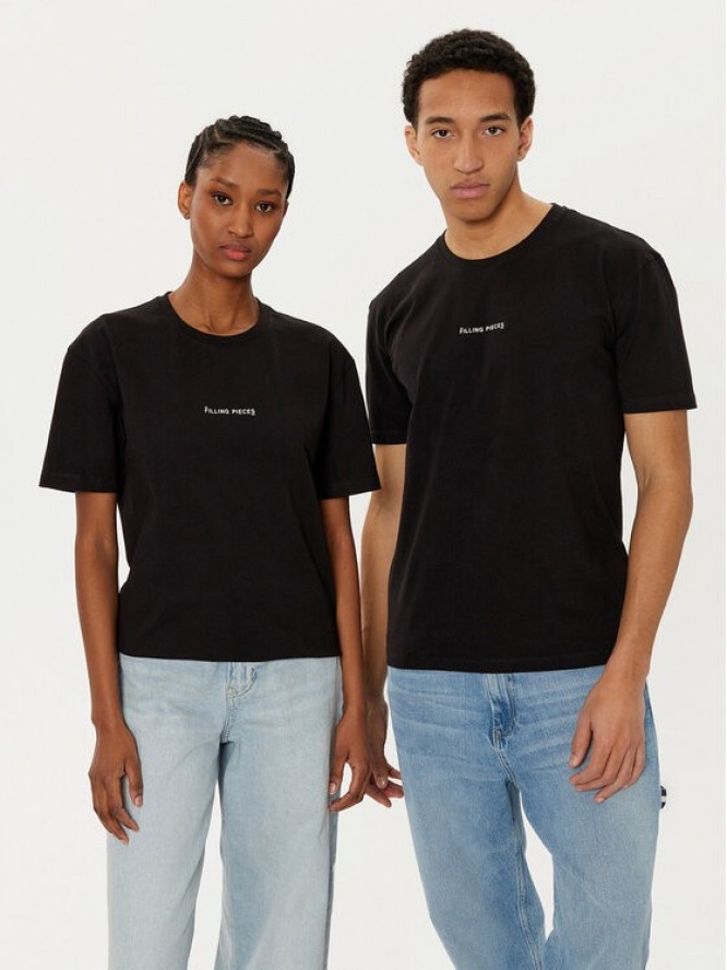 Filling Pieces T-Shirt Unisex 7443400 Czarny Slim Fit