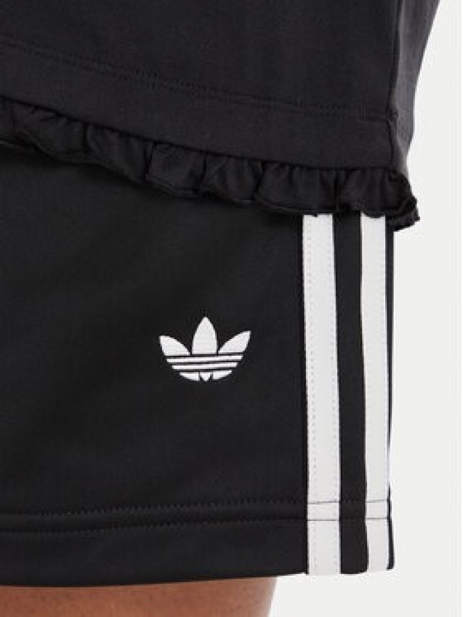 adidas T-Shirt Pleated 3S LG4313 Czarny Regular Fit