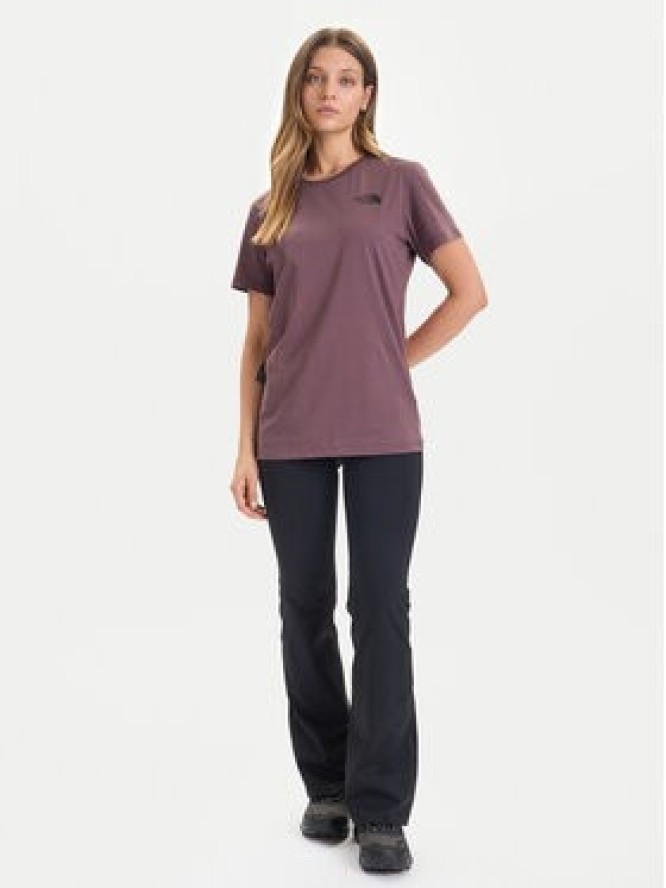 The North Face T-Shirt Box Nse Edge Of Light NF0A8E3J Brązowy Relaxed Fit