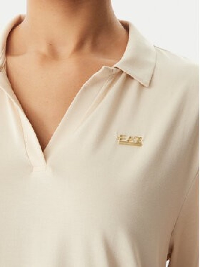 EA7 Emporio Armani Polo 7W001462 AF13919 U1088 Beżowy Regular Fit