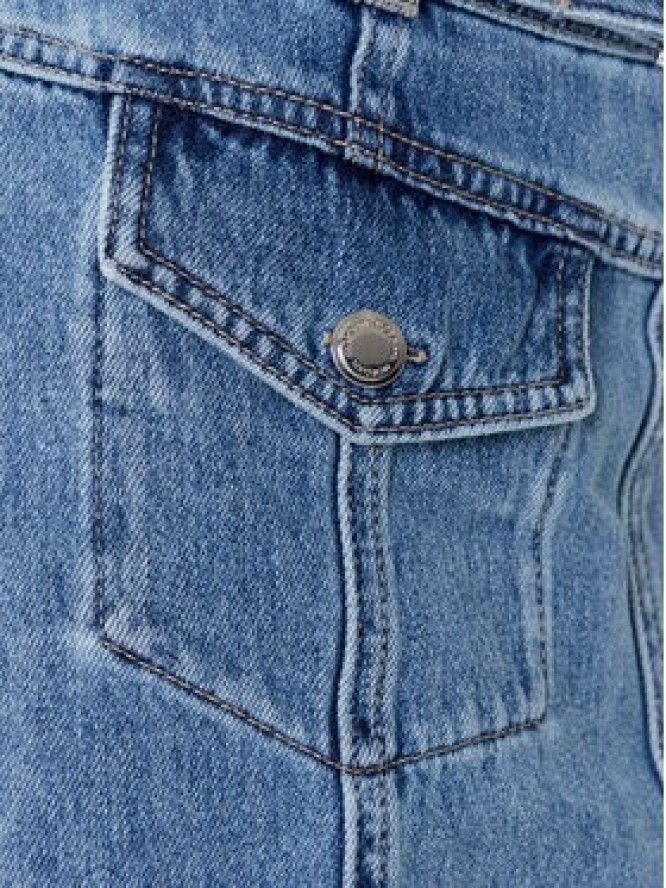 Morgan Spódnica jeansowa 251-JOLAM Niebieski Regular Fit