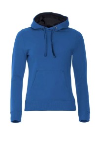 clique Classic Hoody Women damska bluza z kapturem z mieszanki bawełny – royal
